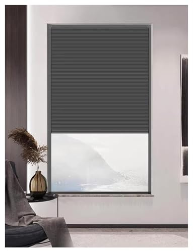 Porte accordéon avec panneau non tissé, cadre en alliage d'aluminium, porte de séparation coulissante for armoire, porte pliante for placard, petit placard(90x125cm/35.4x49.2)