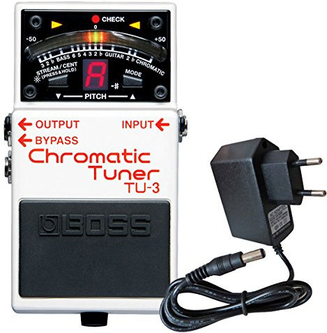 Boss TU-3 chromatisches Stimmgerät Pedal-Tuner + keepdrum 9V Netzteil