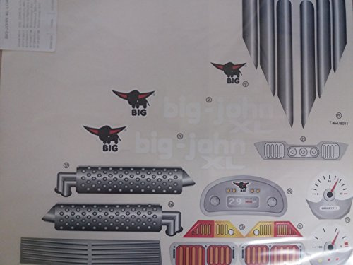 Big Aufklebersatz Stickers für Traktor Big 80056547 John XL Loader komplett [Spielzeug]