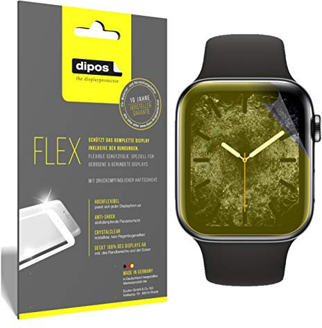 dipos I 3X Pellicola Protettiva Compatibile con Apple Watch Series 4 40mm Pellicola di Protezione I 3D Full Cover
