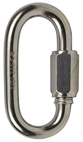 Corderie Italiane 006004561, Maglie rapide inox, 4 mm, 2 pz