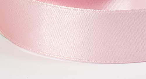 Jajasio Satinband 30 Yard-Rolle, 38mm breit, Auswahl aus 50 Farben/Farbe: 31 - rosa, Geschenkband, Schleifenband