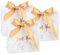 20 Stück Geschenktüte mit Schleifen Gastgeschenke Danke Papiertüten Geschenktasche Danke Geschenktüten Papier Geschenkboxen für Geburtstag Party Weihnachten Hochzeit