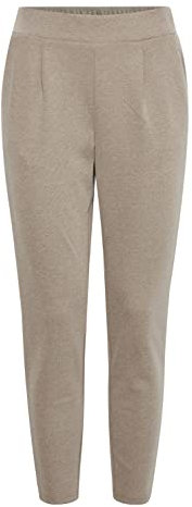 ICHI IHKATE Pique PA Damen Sweathose Sweatpants Relaxhose mit Stretch Enger Schnitt, Größe:XL, Farbe:Driftwood (181210)