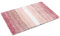 Velosso Super Soft Microfibre High Density Bath Mat Pedestal Mat Anti Slip Super Absorbent (50 x 80 cm Bath Mat, Superstripe Blush Pink)