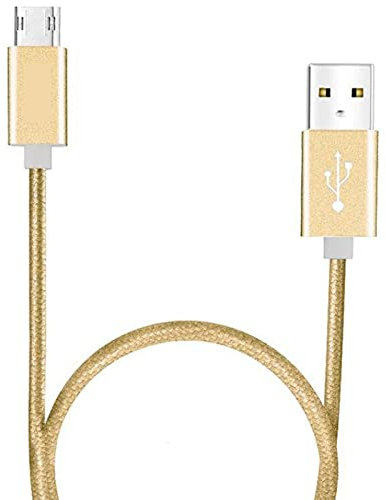 Cavo micro USB in nylon intrecciato per sincronizzazione dati, per Samsung Galaxy Tablet Tab s2 A 8.0 E Book S2 S3 S4 S6 S7 Edge Note 2 4 5 J1 J2 J3 J5 J7 J8 Pro (200)