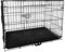 Hundekäfig 91 x 56 x 62 cm faltbar mit 2 Türen Transportkäfig Auto Hundebox mit Bodenschale Transportbox Drahtkäfig Hundetransportkäfig Größe (L-36 Zoll)