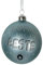 Christbaumkugel - Sohn du bist der Beste - Weihnachtskugel Echt Glas Blau