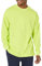 Amazon Essentials Men's Oversized Long-Sleeved Organic Cotton T-Shirt, Lime Green, XXL