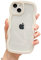 Ownest Kompatibel mit iPhone 13 Hülle, iPhone 14 Curly Case Transparent Aesthetic Silikon Süßes Wave Frame Shape TPU Bumper Einfach Wellen Design für Men Girls Handyhülle für iPhone 13/14- Weiß