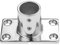 Stainless Steel Heavy Duty Boat Hand Rail Fitting, 90 Degree Boat Rail Handrail Fittings Components Rectangular Railing Fitting (25mm/0.98in)