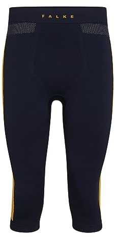 FALKE Herren Maximum Warm Trend 3/4 M Ti Funktionsmaterial Schnelltrocknend 1 Stück Baselayer-Hose (1er Pack)