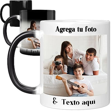 Personalisierte Magische Tasse mit Farbwechsel, 325 ml, Kaffeetasse mit Foto-wärmeempfindlicher Kaffeetasse, personalisierte Geschenke für Mutter, Vater, Familie, bester Freund, Partygeschenke Tasse