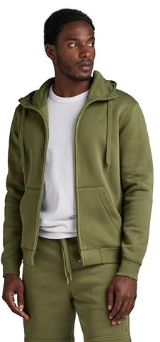 G-Star RAW Herren Premium Core Hooded Zip Sweatshirt, Grün (sage D16122-C235-724), L
