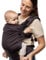 Boba X Porte-bébé – Évolutif de la naissance à la petite enfance, Porte-bébé ergonomique 2-en-1 avec bretelles croisables (Charbon)