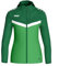 JAKO ICONIC Kapuzenjacke Gr. 42 Soft Green/Sportgrün - Zipper Hoodie Damen, Bequeme Sweatjacke mit Keep Dry Funktion aus 100% recyceltem Polyester