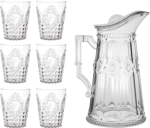 Baci Milano Set 6 bicchieri acqua + brocca Baroque & Rock Anniversary