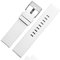 vkeid Leder-Uhrenarmbänder DZ1657 DZ1405 DZ120 Uhrenarmband Herren-Armbanduhrenbänder 26 mm 28 mm 30 mm 22 mm 24 mm passend für Diesel-Uhrenarmband (Farbe: Weiß-Silber-Schnalle, Größe: 26 mm)
