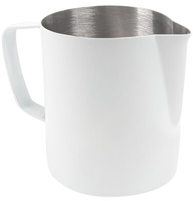 García de Pou Lechera Sin Tapa 600 Ml Blanco Inox