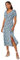 Roman Originals Floral Print Dress for Women UK Ladies Sweetheart Neck Ruched Midi Maxi Long Length Short Sleeve Flattering Casual Summer Spring Party Evening Going Out - Navy White Green - Size 18