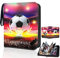 Sammelkarten Album Fussball,Fußballsammelalbum karten,50 Seiten, Kapazität für 400 Karten,Sammelalbum Fußball Karten,Fußball Karten Kapazität,Fußball Karten Ordner sammelheft