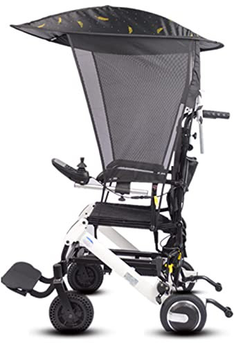 CCYENG Elektrischer Rollstuhl-Regenschirm, Markise, Verstellbarer Sonnenschutz für den Außenbereich, universeller Markisenschirm für Elektroroller, Elektrorollstühle und Rollstü
