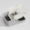 Furrilia Semi Enclosed Cat Litter Box High Side, XL Large Sifting Litter Box with Sand Filter Shovel Cat Litter Tray Easy Clean Grey