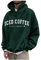 Generisch Rollkragen Schal,Übergrößen Hoodie Sweater Herren Kapuzenpullover In Weiches Material Für Freizeit Und Sport（Grün,XL）