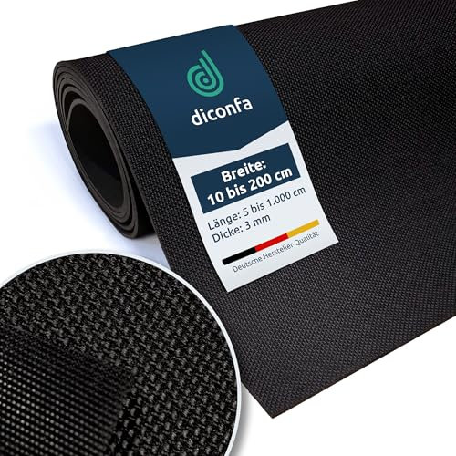 diconfa Gummimatte PROFILINE Antirutschmatte 3mm, 0,4m BREIT, 2,5m LANG
