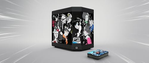 HYTE Y60 Persona 3 Reload Official Mid-Tower ATX Gaming PC Desktop Case - Panoramic Tempered Glass - Dual Chamber - High Airflow Chassis - PCIE 4.0 Riser Cable Included - Black