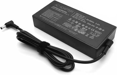 ADP-200JB D 20V 10A 200W Replacement Power Adapter Charger Compatible for Asus ROG Zephyrus GA503QS GA503QR GA503QM / Strix G15 G513QC G513Q