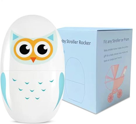 Kinderwagenschaukler – Automatische Babywippe, USB-C wiederaufladbar, leise (45 dB), 5 Stufen, 40-Min Timer, universell für Kinderwagen & Buggy, kompakt & ideal für unterwegs