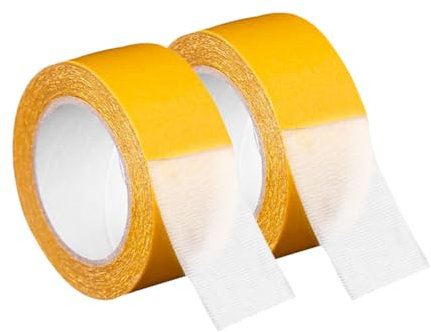 Cabilock 2 Cinta Doble Cara Extrafuerte de Montaje de Adhesivo Removible para Decoración Fiestas y Proyectos de Manualidades