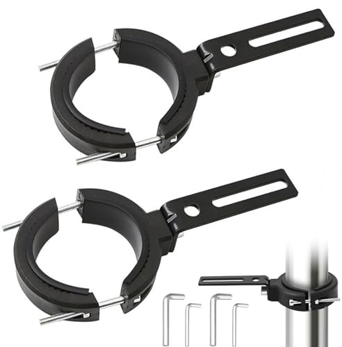 Arbeitsleuchten Halterung Universal, 2 Stück Scheinwerferhalterungen Motorrad 38-60 mm Rohrhalterung für Motorräder Geländewagen