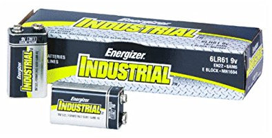 Eveready Energizer Batteries EVEEN22 Industrial Alkaline Batteries- 9 Volt- 12 Pack