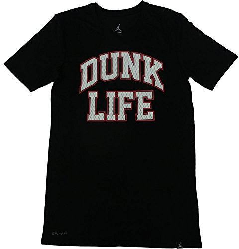 Nike Rise Basketball Verbiage T-Shirt für Herren L Schwarz