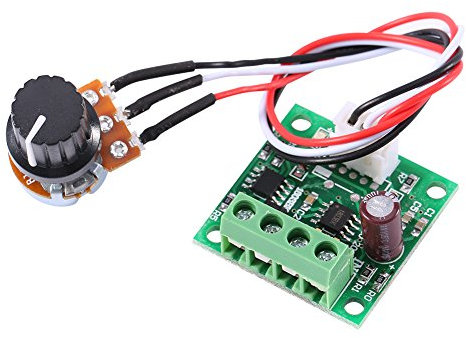 DC 12V Motor Speed Controller Adjustable Volt Low Voltage DC 1.8V to 15V 2A Mini PWM Control Module Low Voltage Regulator with Over Current Protection
