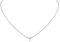 Suplight Silber Kette 925 mit Buchstabe T Anhänger platiniert minimalistische Initiale Schlüsselbein Kette für Damen Mädchen 1,5mm 45cm Collier Schmuck Geschenk für Geburtstag Jahrestag