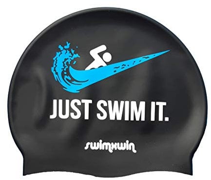 Cuffia in Silicone Just Swim | Cuffia da Nuoto|Cuffia da Piscina | Grande Comfort e Aderenza | Design e Stile Italiano