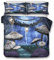 Grün Bettwäsche-Set Pflanze Pilz Schmetterling Urwald Traumhaftes Traumland Bettbezug und Kissenbezug Mikrofaser Mädchen Gemütlich (Stil 4, 135x200 cm + 80x80 cm*1)