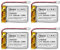 EEMB Lithium Polymer battery 3.7V 250mAh 502030 Lipo Rechargeable Battery Pack with wire JST Connector for VXI Blue Parrott and MP3 MP4 Speaker-confirm device & connector polarity before purchase(4)
