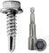 DOJA Industrial | Viti Autofilettanti Testa Esagonale Senza Rondella 4,8x19 + Chiave a Bussola M8 | 100 Viti Autoforanti Zincate + 1 Chiave Torx | Uso: Lastre Ondulate, Lamiera Tetto Ferro …