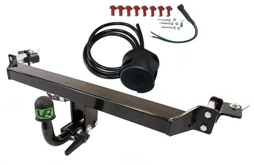 Umbra Rimorchi - Barra de remolque desmontable horizontal y cableado 12N compatible con Suzuki Santana - SAMURAI 37010 a partir de 1984