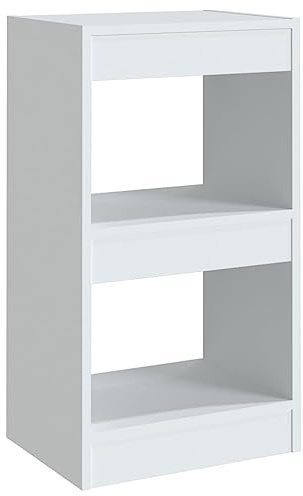 Book Cabinet/Room Divider White 40x30x72 cm