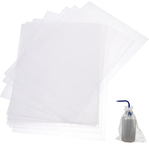 Healvian Tattoo Bottle Bags 250Pcs Plastic Protective Sleeve Covers for Tattoo Rinsing Bottles Disposable Squeeze Bottle Bags for Supplies