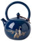 RUVOO Theiere Fonte Théière en Fonte Théière Japonaise Théière en céramique à Motif d'aigrette de 230 ML Théière en Porcelaine Chinoise pour la Maison et Le Bureau Theiere Japonaise