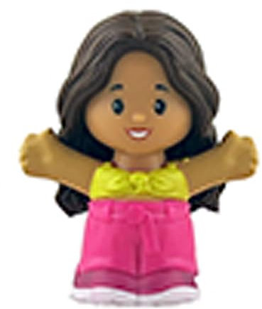 Ersatzteil für Fisher-Price Little People inspiriert von Barbie Dreamhouse Spielset HCF61 - Ersatz Mädchen Puppe Figur