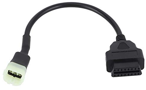 SALALIS 6Pin OBD2 OBDII Diagnosekabel Adapter OBD2 Kabelbaum Diagnosekabel Diagnoseadapter Autodiagnosewerkzeug Passend für Z900/Z900RS/ZX10R/ZX14R/H2