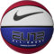 Nike Elite All Court 8P 2.0 deflated Basketball aus Gummi und Synthetikleder in der Farbe Gym red/deep royal Blue/metallic Silver/Black, Größe: 7, N.100.4088.619.07