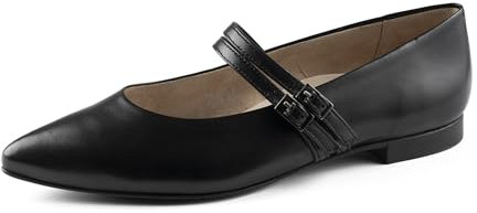 Paul Green Damen, Frauen Klassische Ballerinas,Ballet-Flats,Ausgehschuhe,Abendschuhe,Slip-ons,klassisch elegant,Pumps,Schwarz (JA),38.5 EU / 5.5 UK